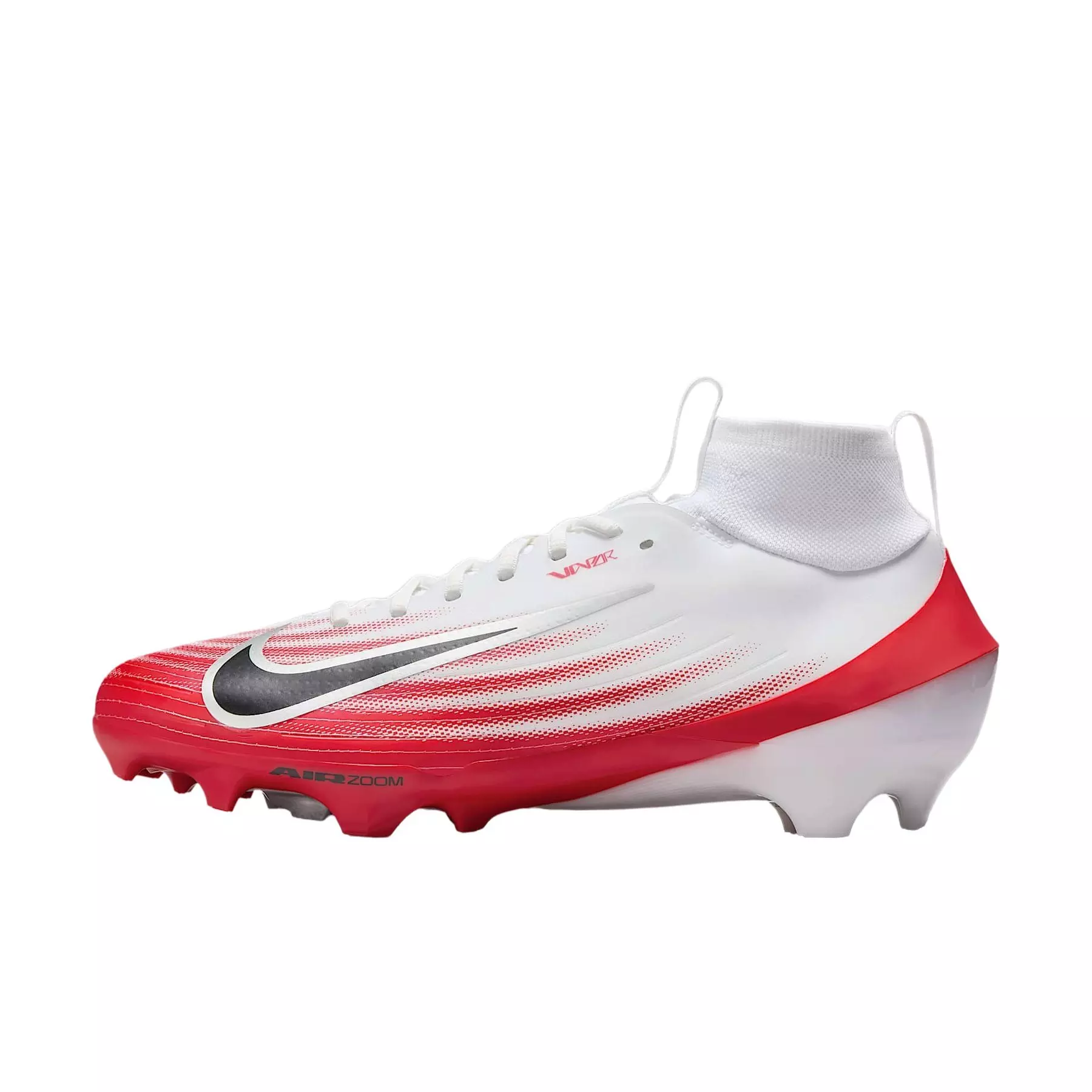 Nike Vapor Pro 1 "White/University Red/Black" Men's Football Cleat - WHITE/RED/BLACK