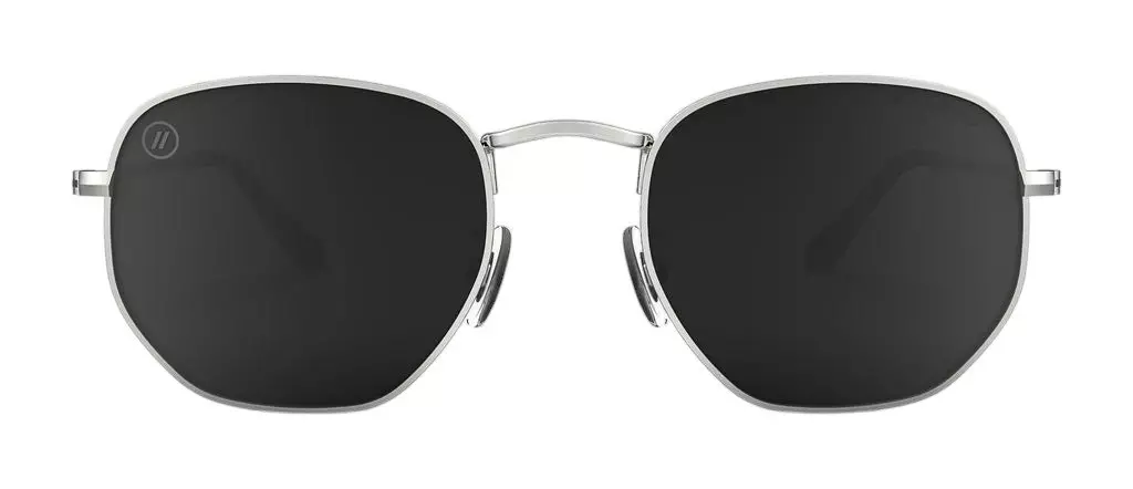 Blenders Hexagram Sterling J Sunglasses - SILVER