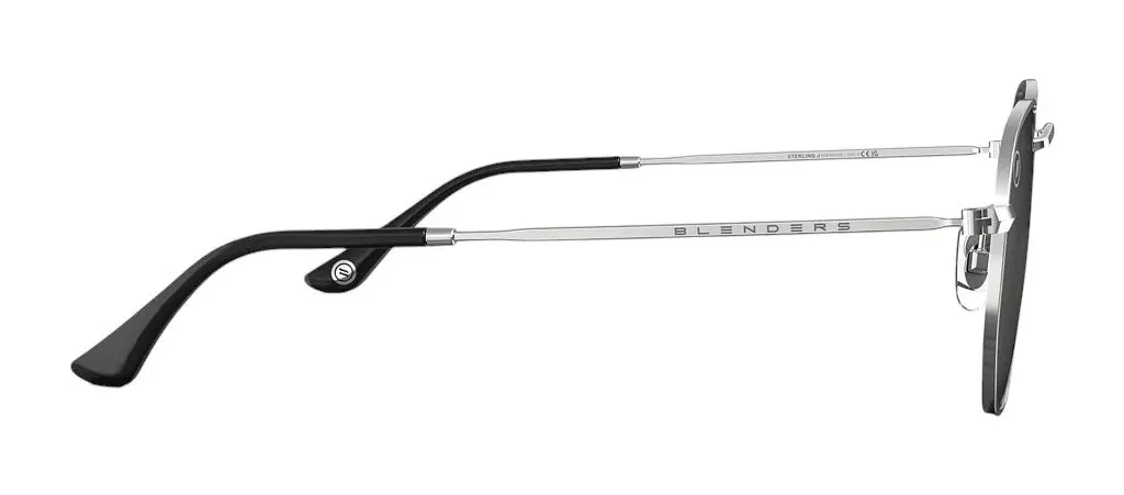 Blenders Hexagram Sterling J Sunglasses - SILVER