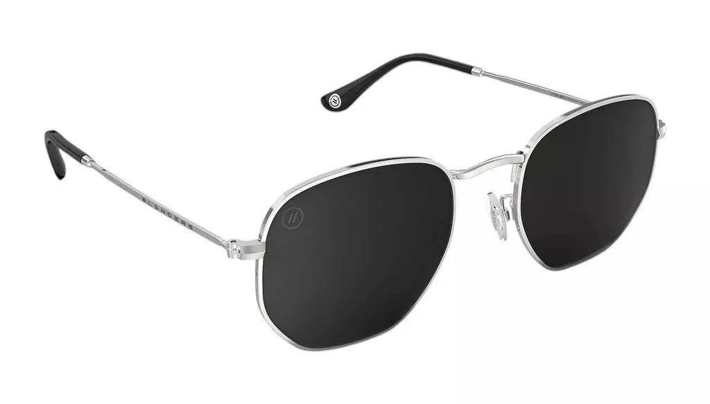 Blenders Hexagram Sterling J Sunglasses - SILVER