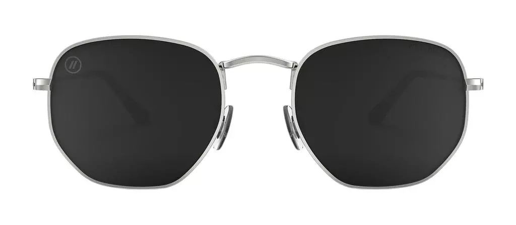 Blenders Hexagram Alana Springsteen Sunglasses - SILVER/RED
