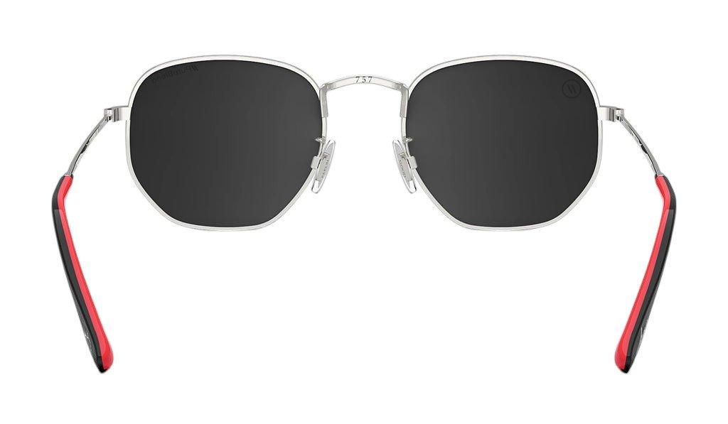 Blenders Hexagram Alana Springsteen Sunglasses - SILVER/RED