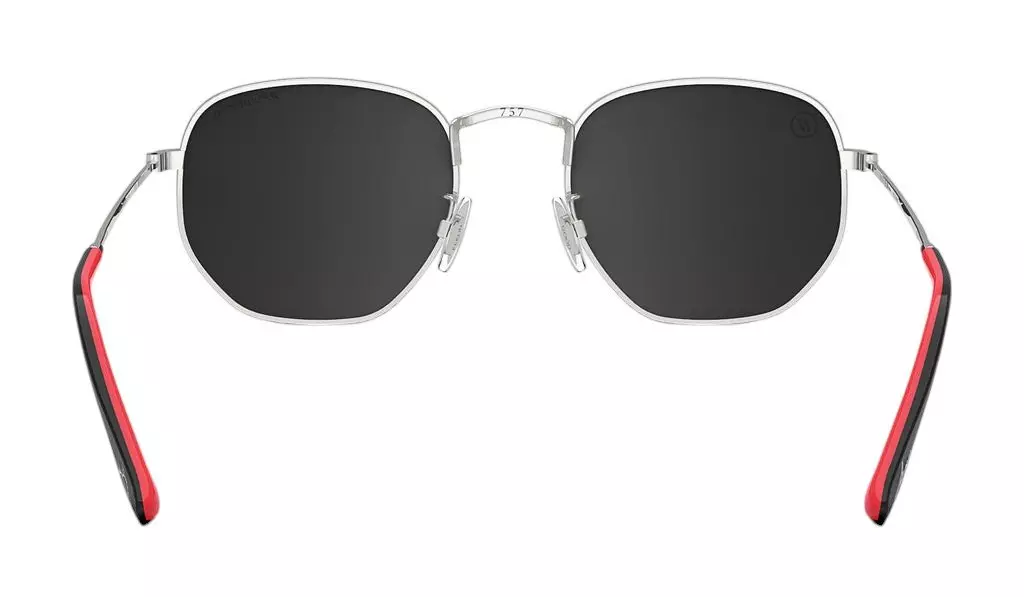 Blenders Hexagram Alana Springsteen Sunglasses - SILVER/RED