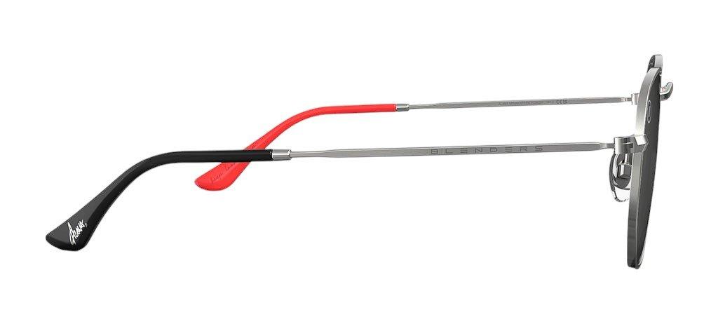Blenders Hexagram Alana Springsteen Sunglasses - SILVER/RED