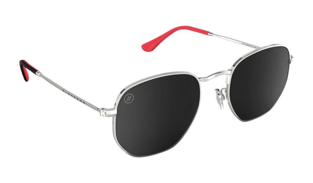 Blenders Hexagram Alana Springsteen Sunglasses - SILVER/RED