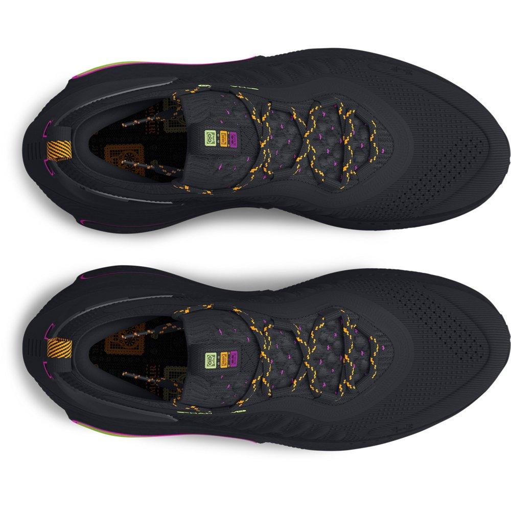 Under Armour Phantom 4 DOTD "Black/Vivid Magenta" Unisex Shoe - FUCHSIA/BLACK/WHITE Thumbnail View 4