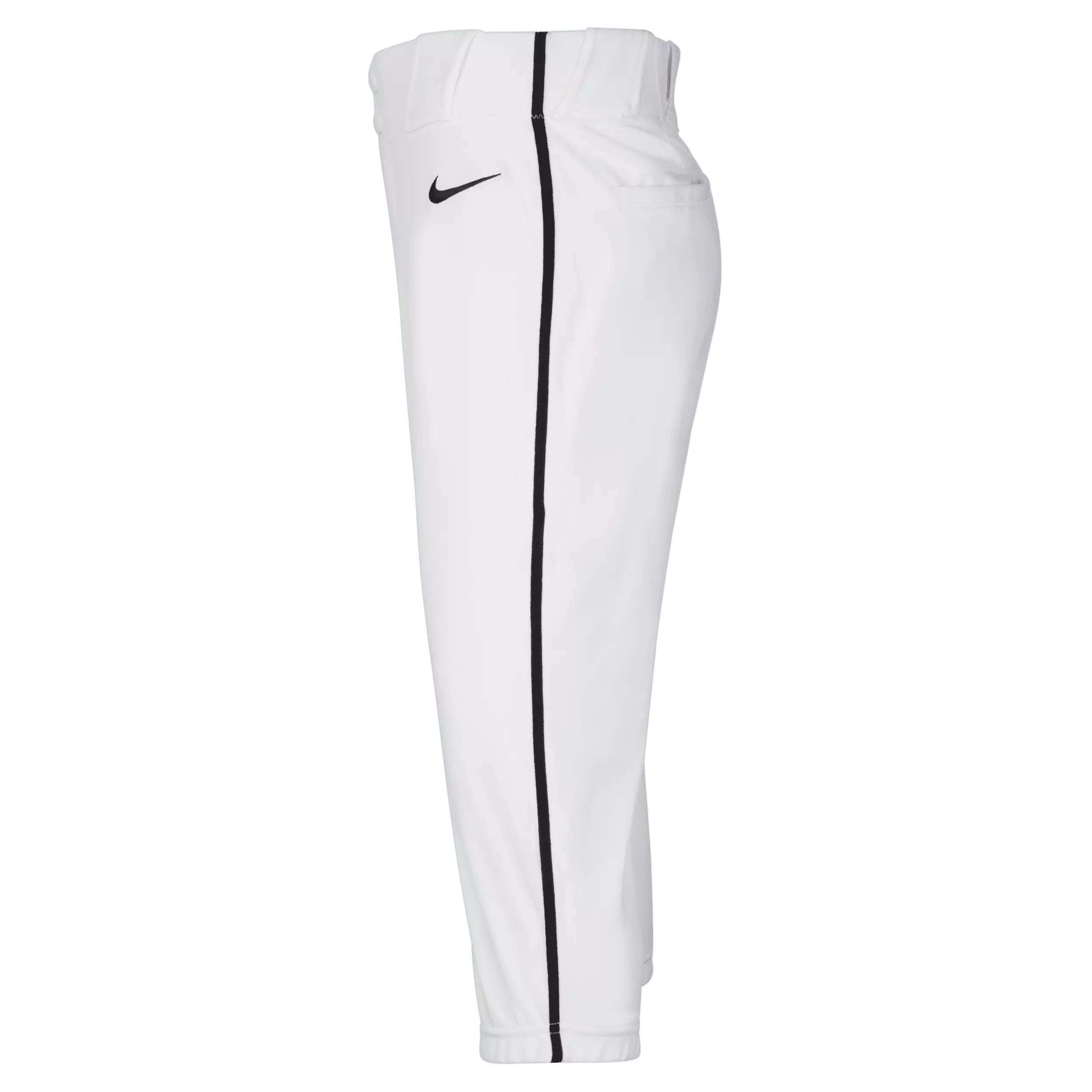 Nike Big Kids' Vapor Select 2 High-Piped Baseball Pants - White/Black - WHITE/BLACK