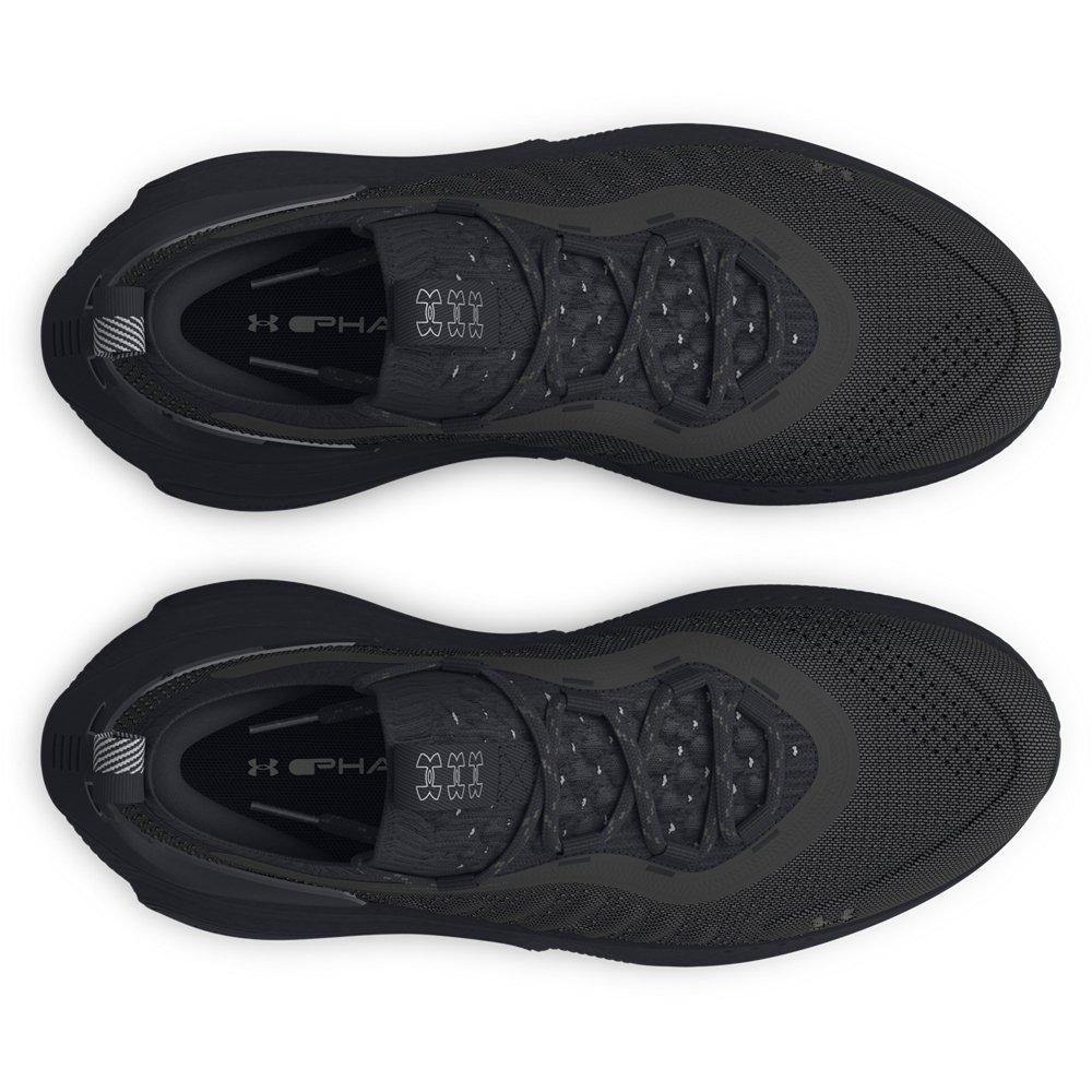 Under Armour Phantom 4 Reflection "Black/Anthracite/Metallic Silver" Unisex Shoe - BLACK/SILVER Thumbnail View 4