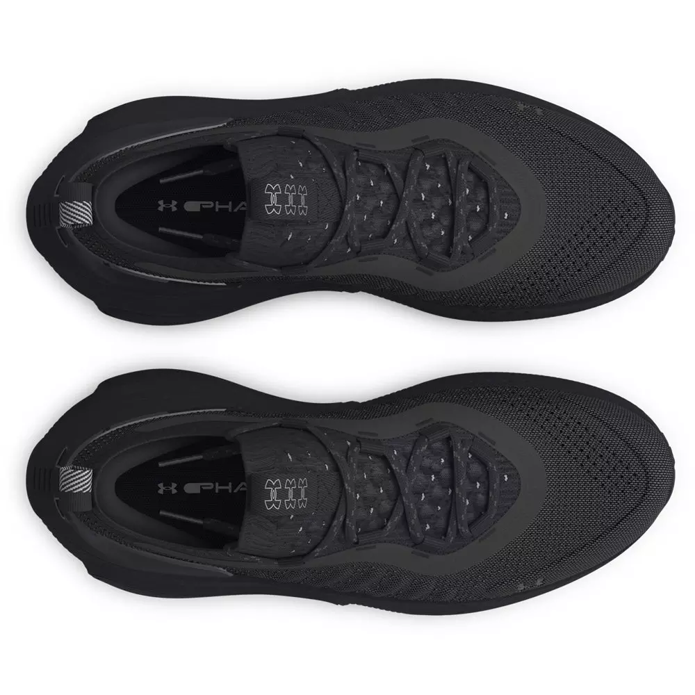 Under Armour Phantom 4 Reflection "Black/Anthracite/Metallic Silver" Unisex Shoe - BLACK/SILVER