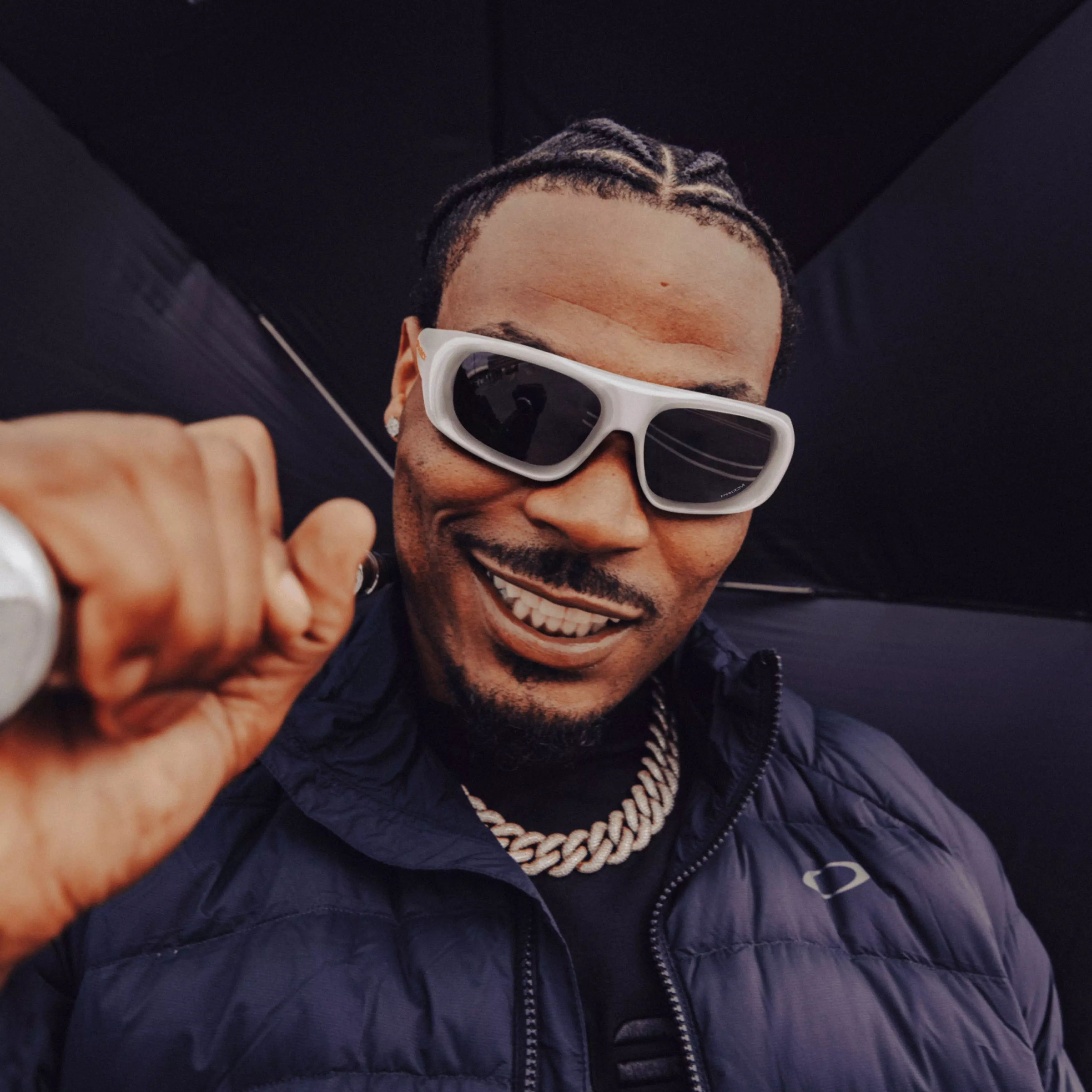 Oakley Belleville Prizm Black Sunglasses - Pearl White - WHITE/BLACK