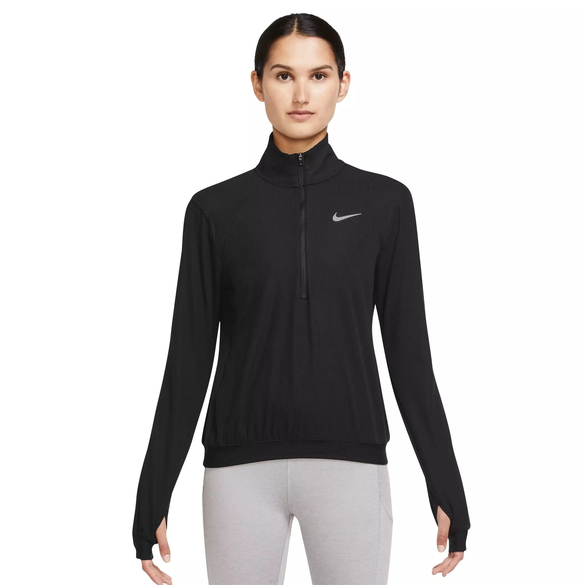 Nike Women Therma Fit Element 1/2 Zip Running Top Women's Large sweatshirt  Top L