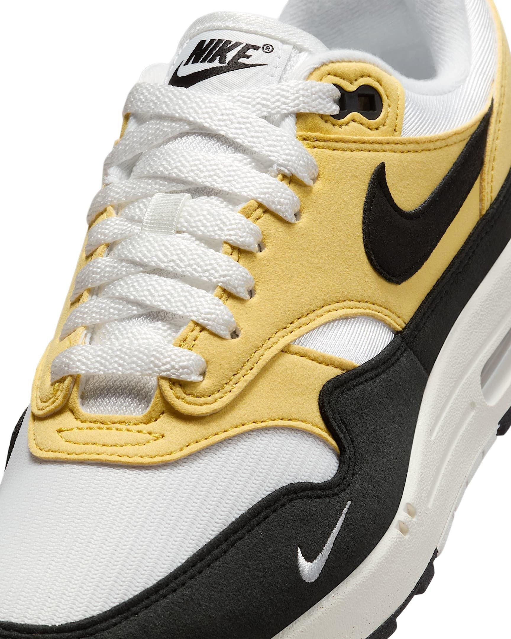 Nike Air Max 1 '87 Textile "Saturn Gold/Summit White/Sail/Black" Women's Shoe - GOLD/WHITE/SAIL/BLACK Thumbnail View 7