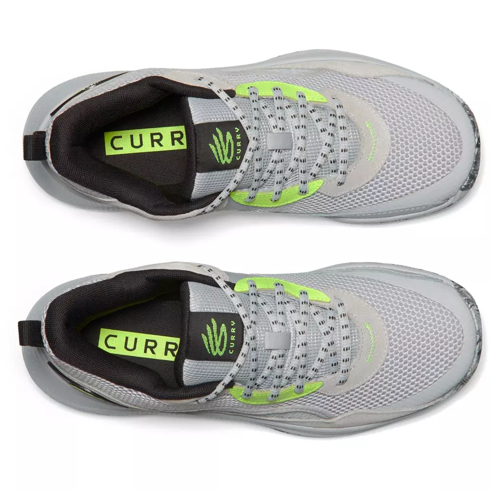 Under Armour Curry 3Z 24 "Halo Grey/Black/High Vis Yellow" Unisex Basketball Shoe - GREY/BLACK/YELLOW