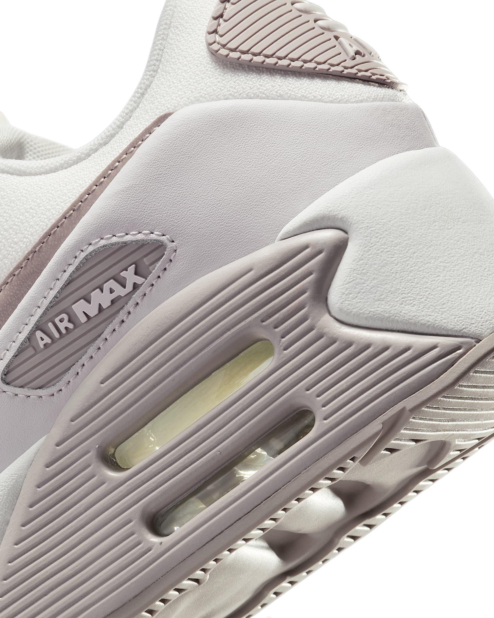 Nike Air Max 90 LV8 "Summit White/Vast Grey/Metallic Platinum/College Grey" Women's Shoe - WHITE/GREY/PLATINUM/GREY Thumbnail View 8