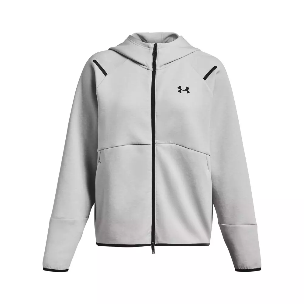 Under Armour Women's Unstoppable Fleece  Jacket - GREY/BLACK