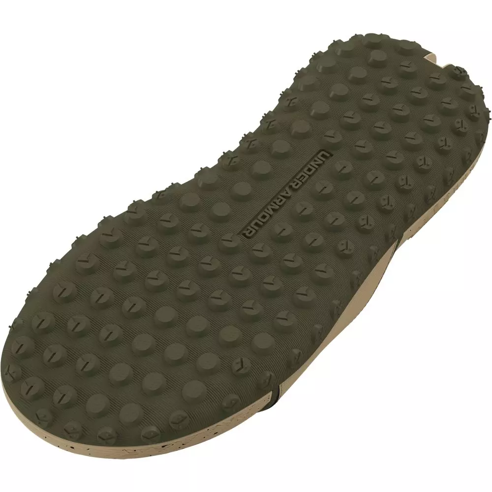 Under Armour Project Rock 3 "Khaki/Green" Unisex Slide - KHAKI/GREEN