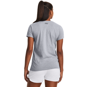 Under Armour Women's Softball Hit The Dirt Short Sleeve Tee- White/Black