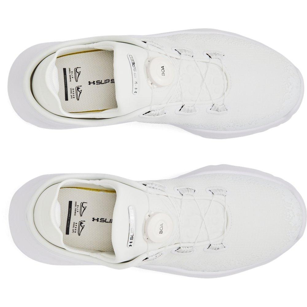 Under Armour SlipSpeed Mega "White" Unisex Shoe - WHITE Thumbnail View 5