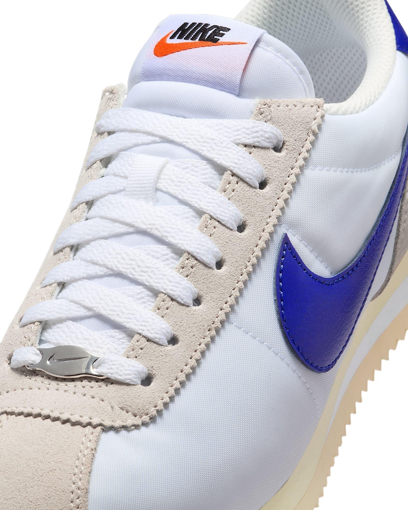 Nike Cortez Textile "White/Phantom/Alabaster/Deep Night" Women's Shoe - WHITE/PHANTOM/ALABASTER/NIGHT Thumbnail View 7