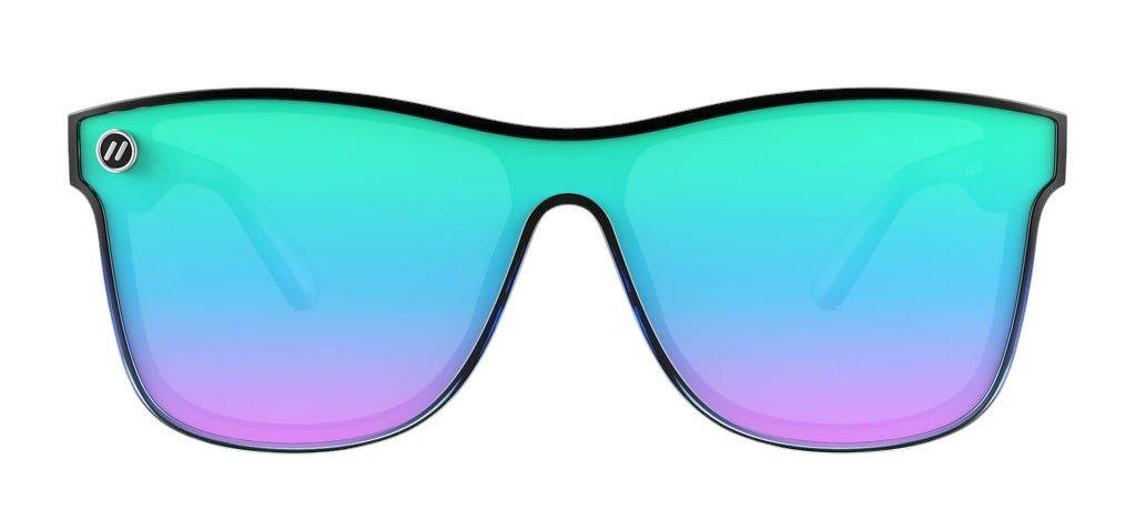 Blenders Youth Millenia X2 Small Black Forest Sunglasses - BLACK/AQUA
