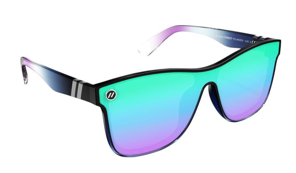 Blenders Youth Millenia X2 Small Black Forest Sunglasses - BLACK/AQUA