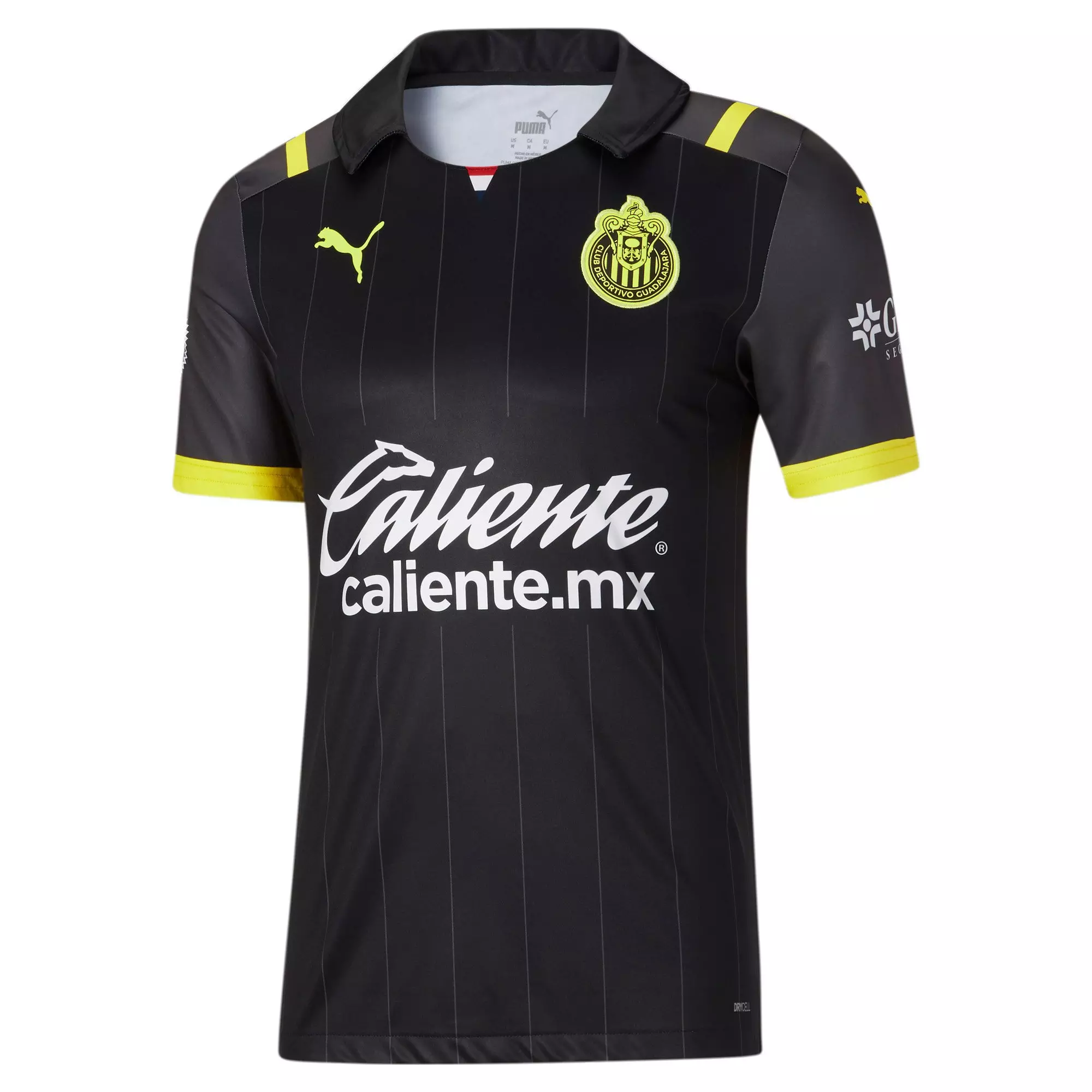 PUMA Men's Chivas Away Replica Shirt 21-22 - BLACK