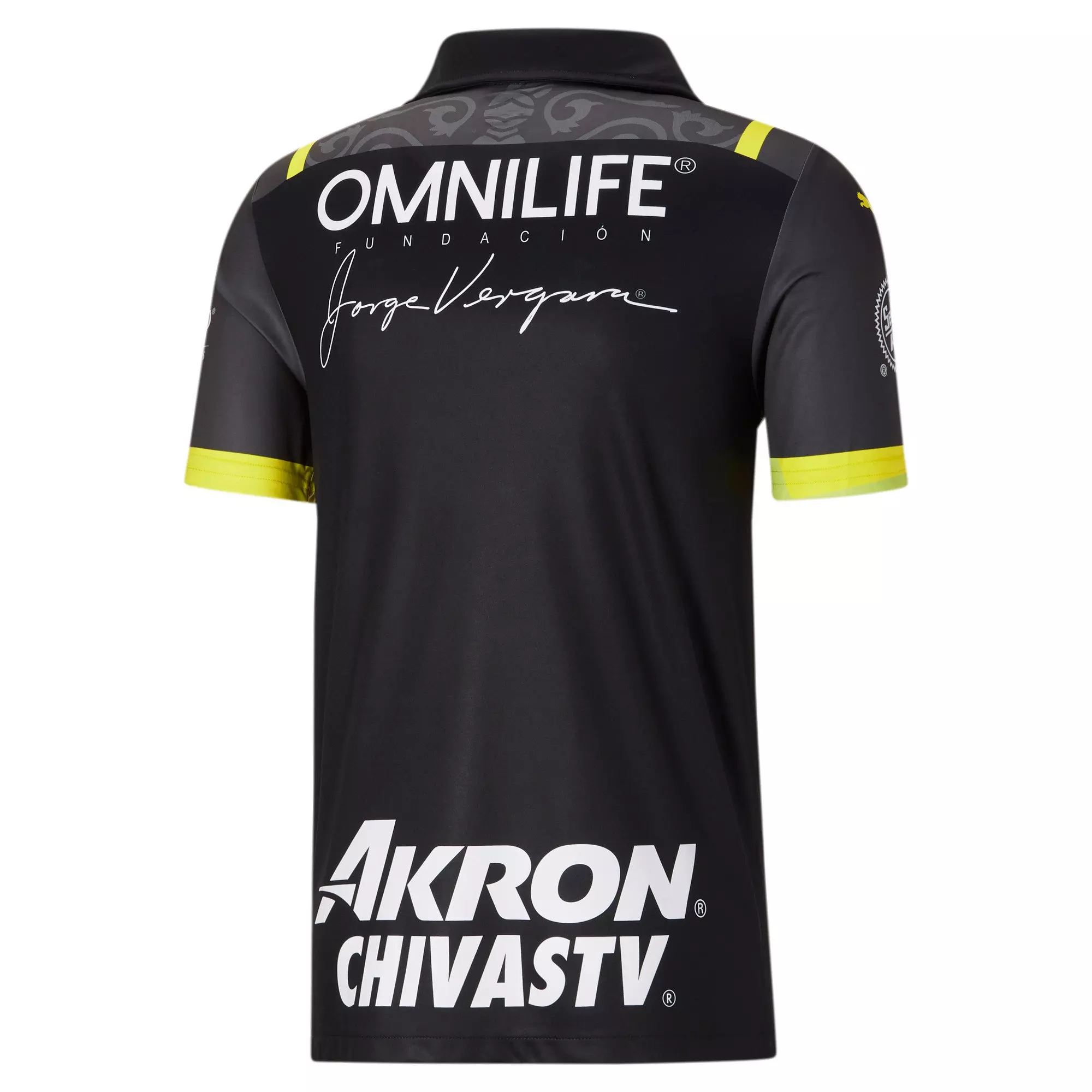 PUMA Men's Chivas Away Replica Shirt 21-22 - BLACK