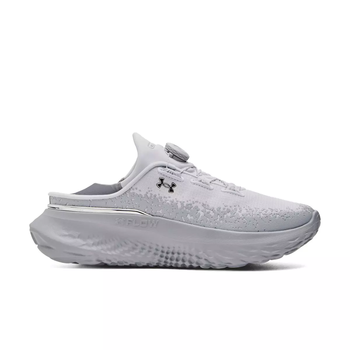 Under Armour SlipSpeed Mega "Distant Grey/Mod Grey/Metallic Silver" Unisex Shoe - GREY/GREY/SILVER