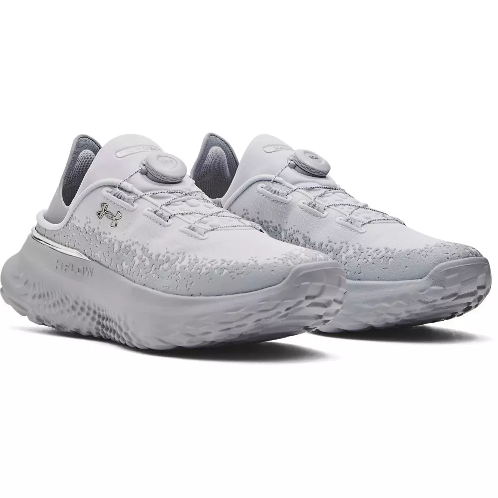 Under Armour SlipSpeed Mega "Distant Grey/Mod Grey/Metallic Silver" Unisex Shoe - GREY/GREY/SILVER