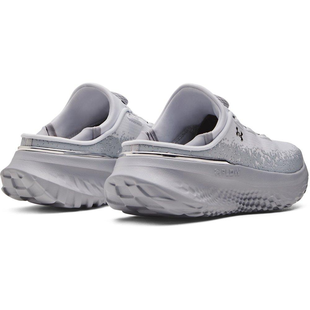 Under Armour SlipSpeed Mega "Distant Grey/Mod Grey/Metallic Silver" Unisex Shoe - GREY/GREY/SILVER Thumbnail View 6