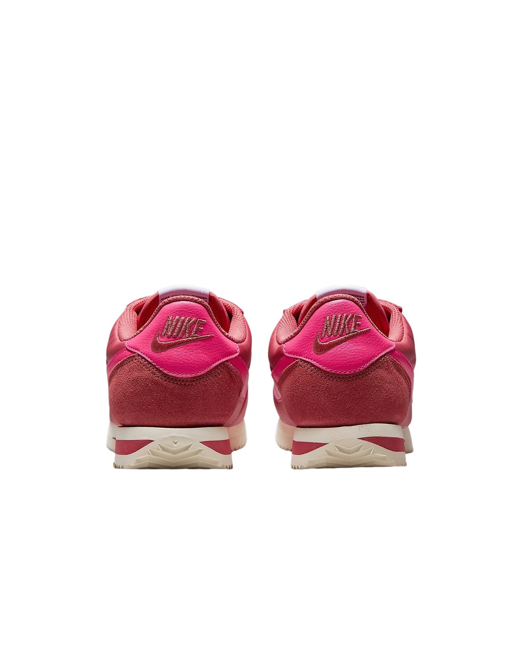 Nike Cortez Textile "Adobe/Alabaster/Safety Orange/Hyper Pink" Women's Shoe - ADOBE/ALABASTER/ORANGE/PINK Thumbnail View 5