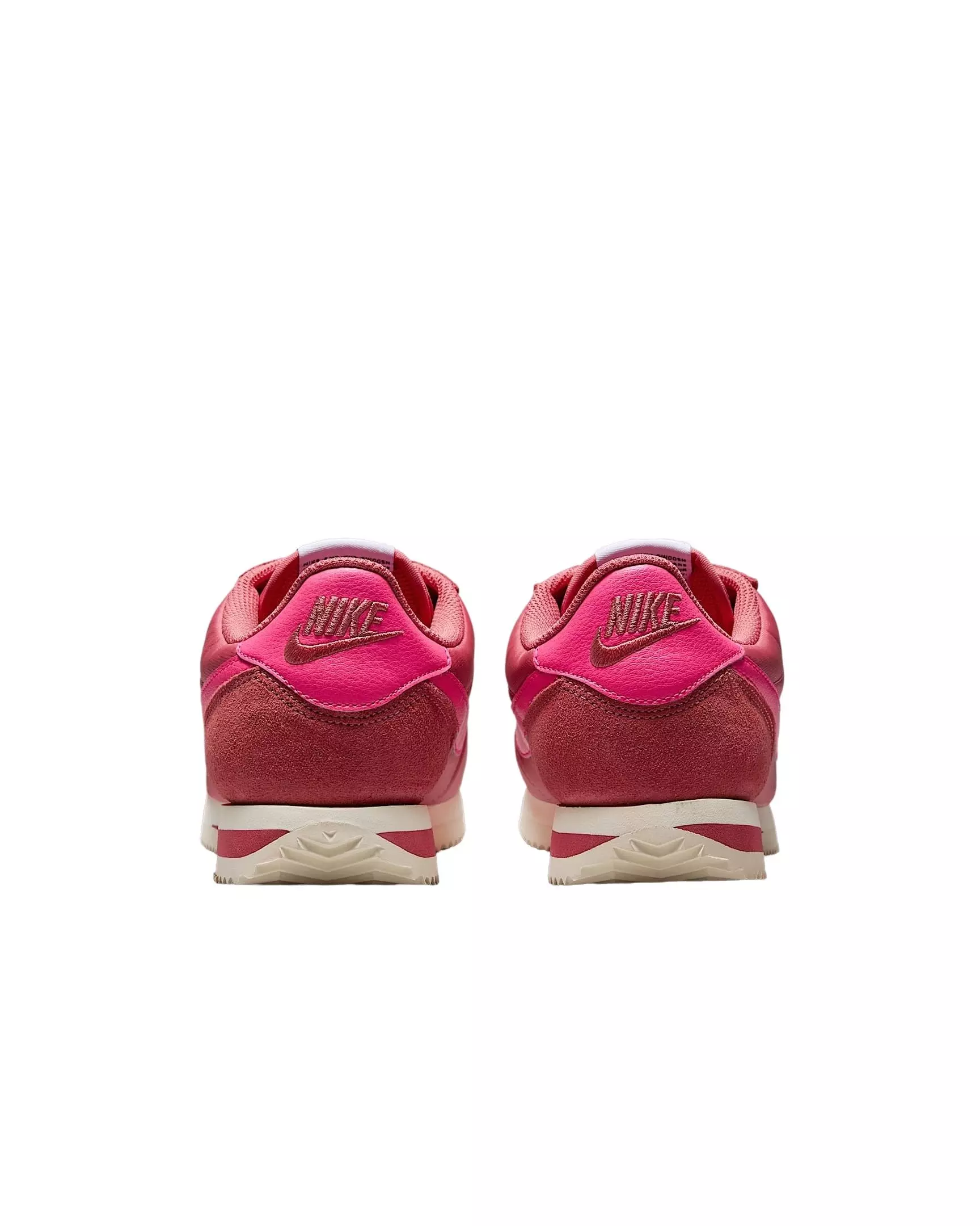 Nike Cortez Textile "Adobe/Alabaster/Safety Orange/Hyper Pink" Women's Shoe - ADOBE/ALABASTER/ORANGE/PINK