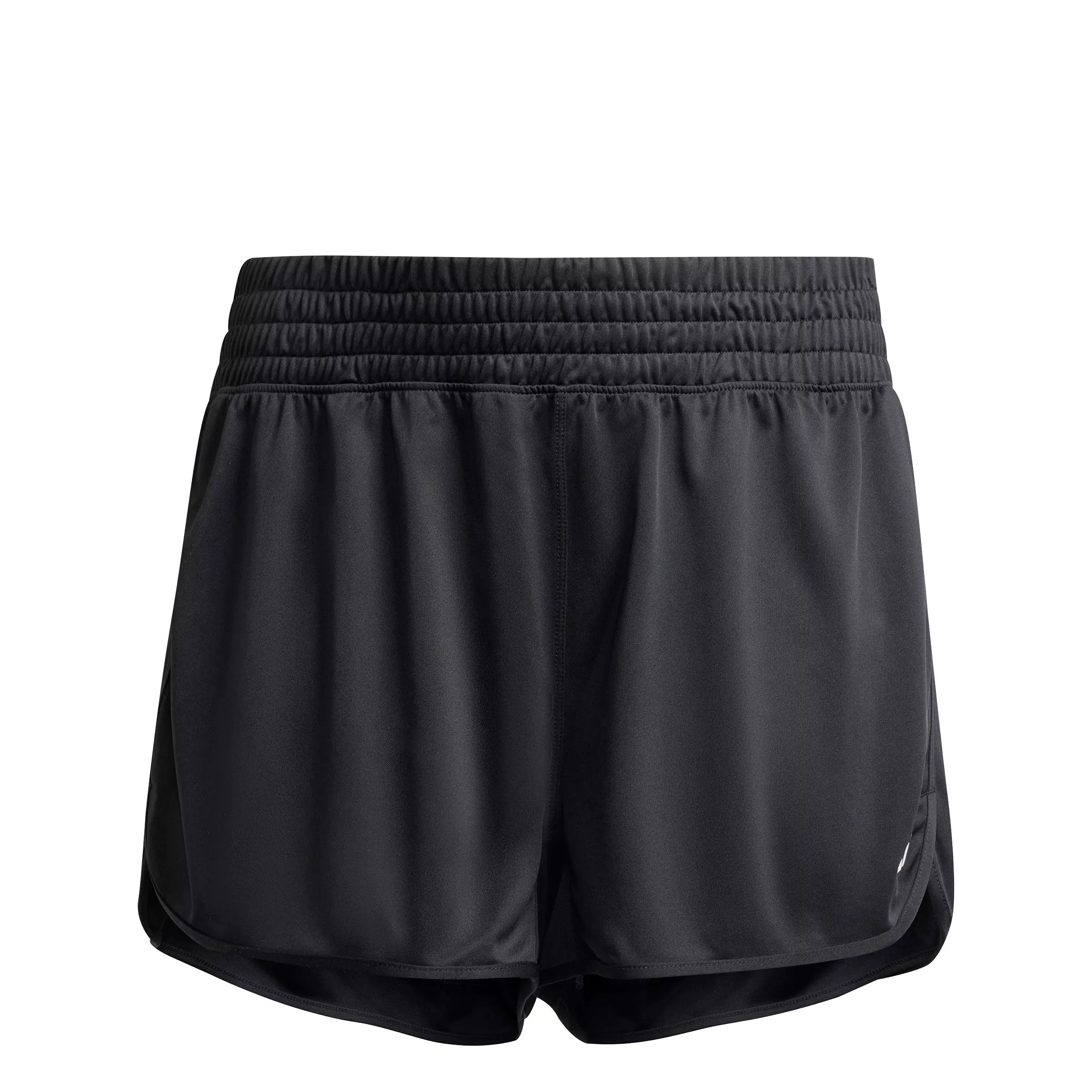 adidas Women's Pacer Essentials Knit High-Rise Shorts - Black - BLACK