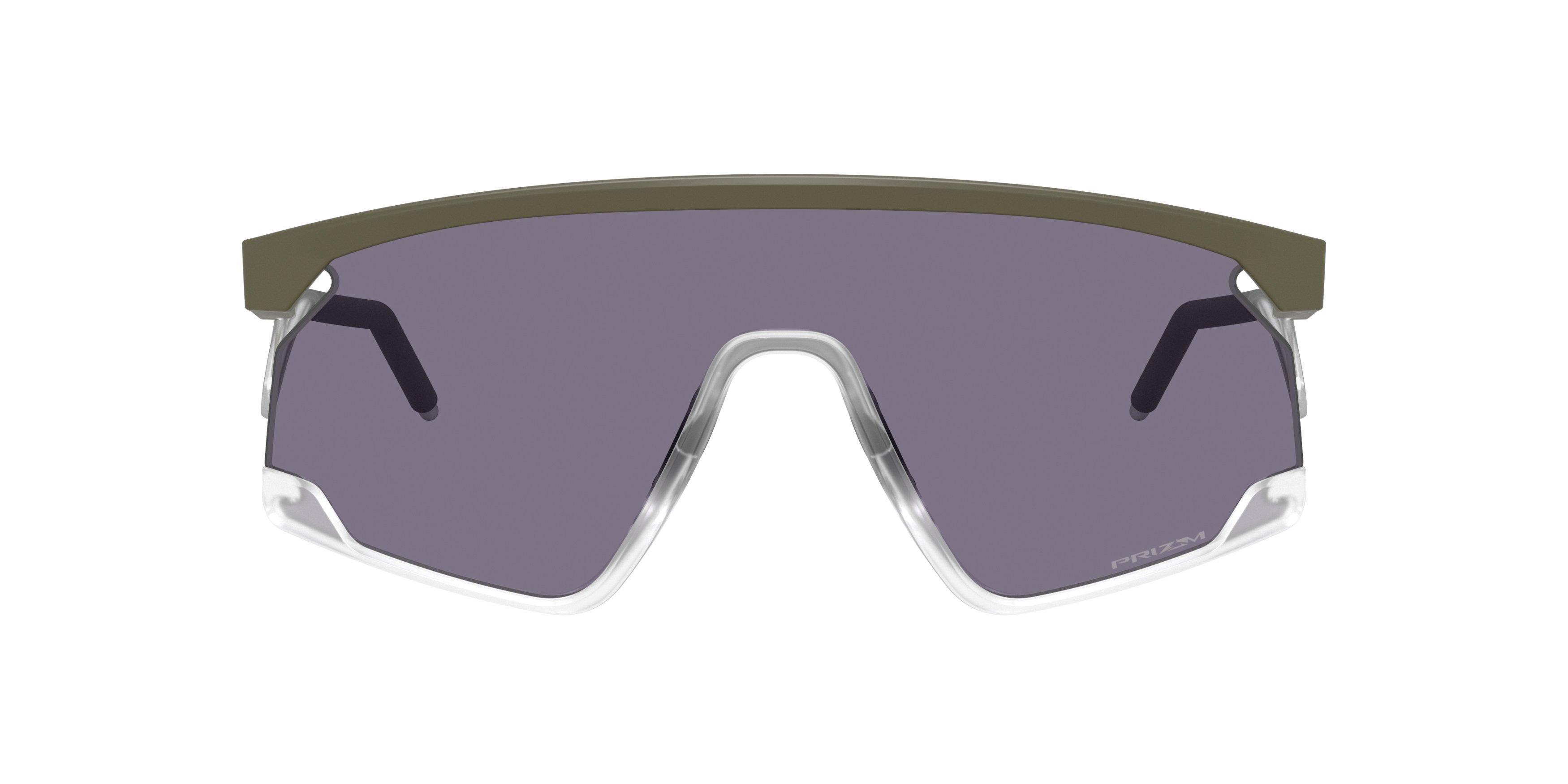 Oakley BXTR Prizm Grey Sunglasses - Matte Moss - GREEN/GREY Thumbnail View 3