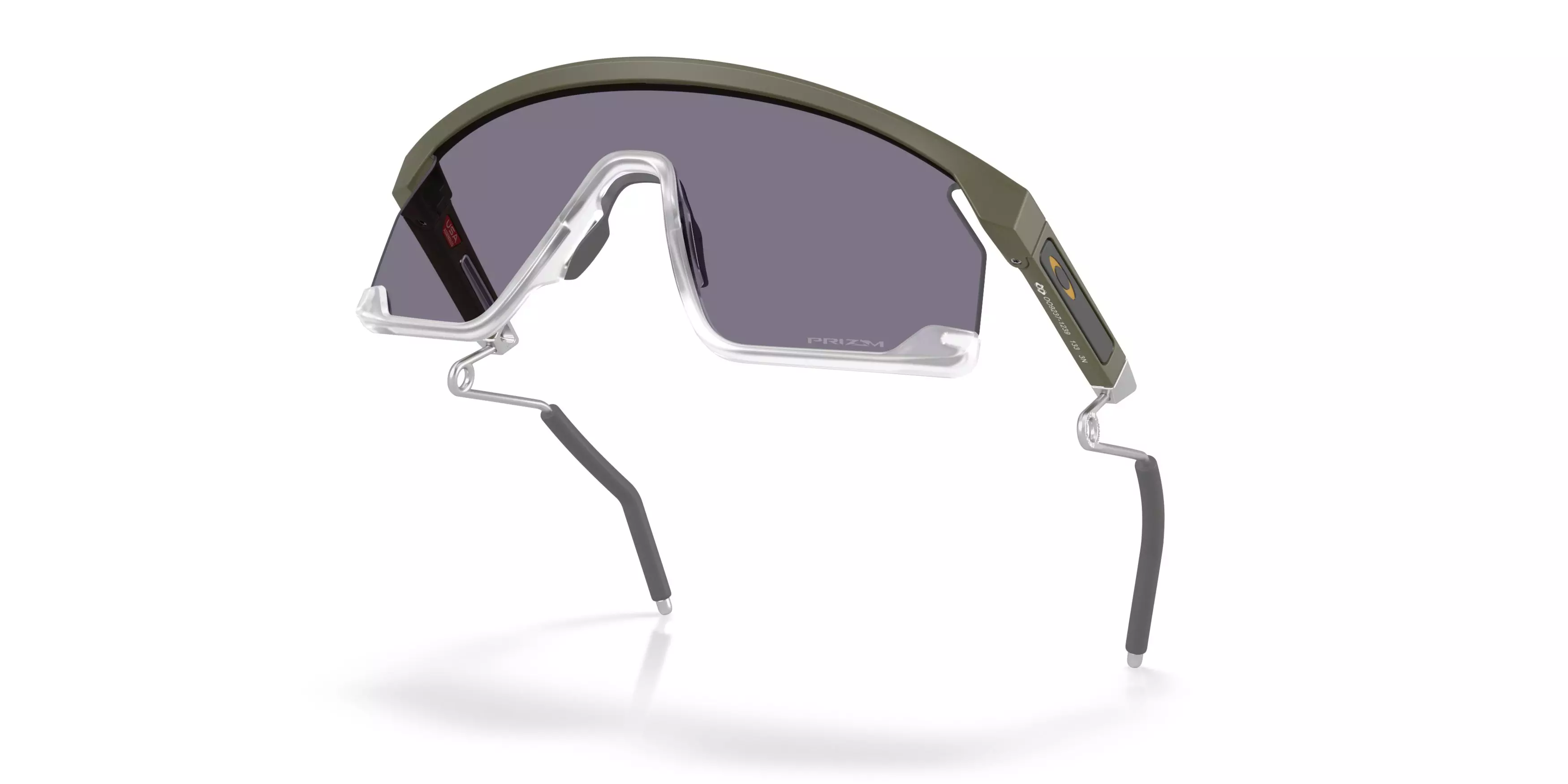 Oakley BXTR Prizm Grey Sunglasses - Matte Moss - GREEN/GREY