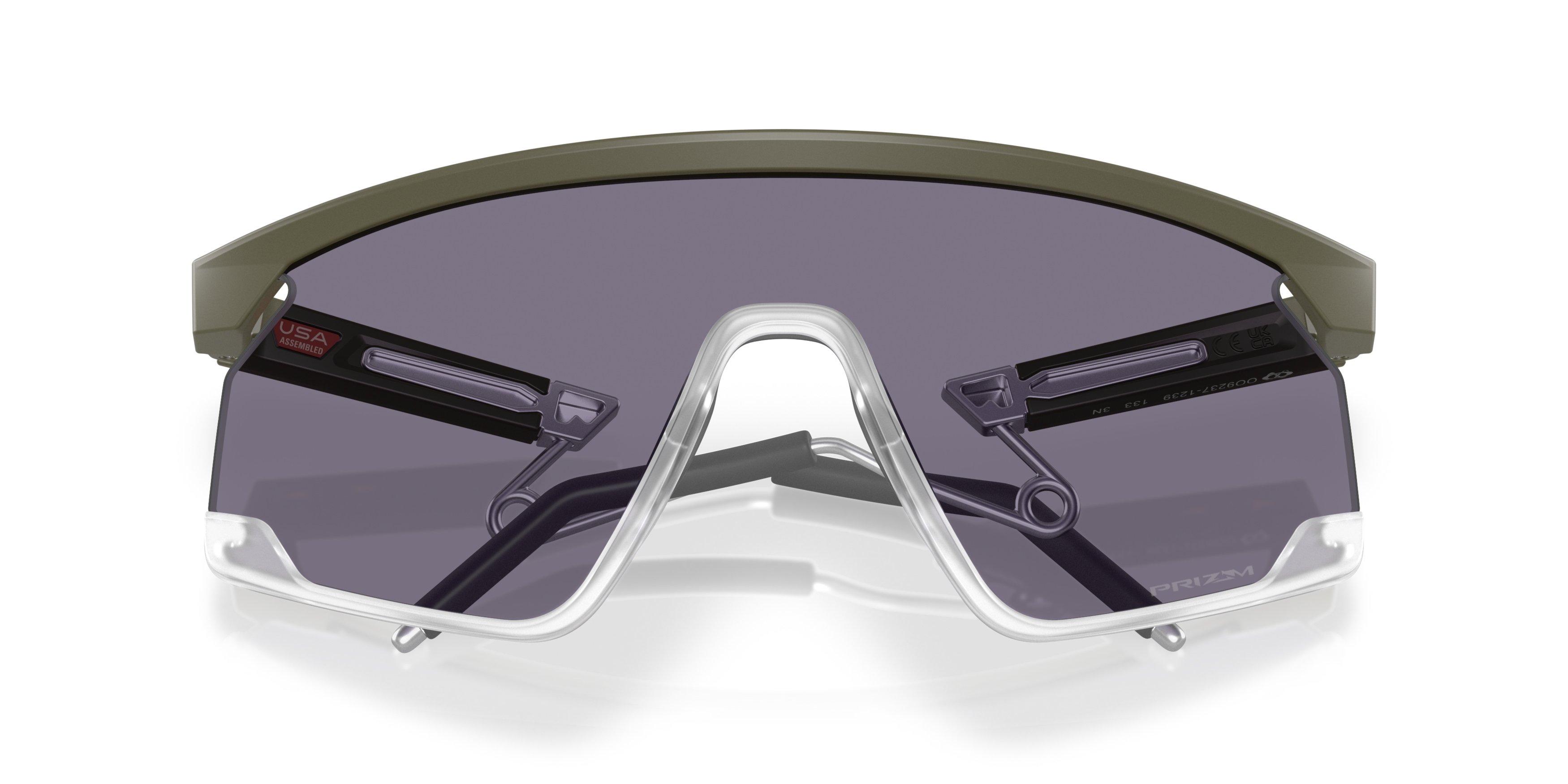 Oakley BXTR Prizm Grey Sunglasses - Matte Moss - GREEN/GREY Thumbnail View 7
