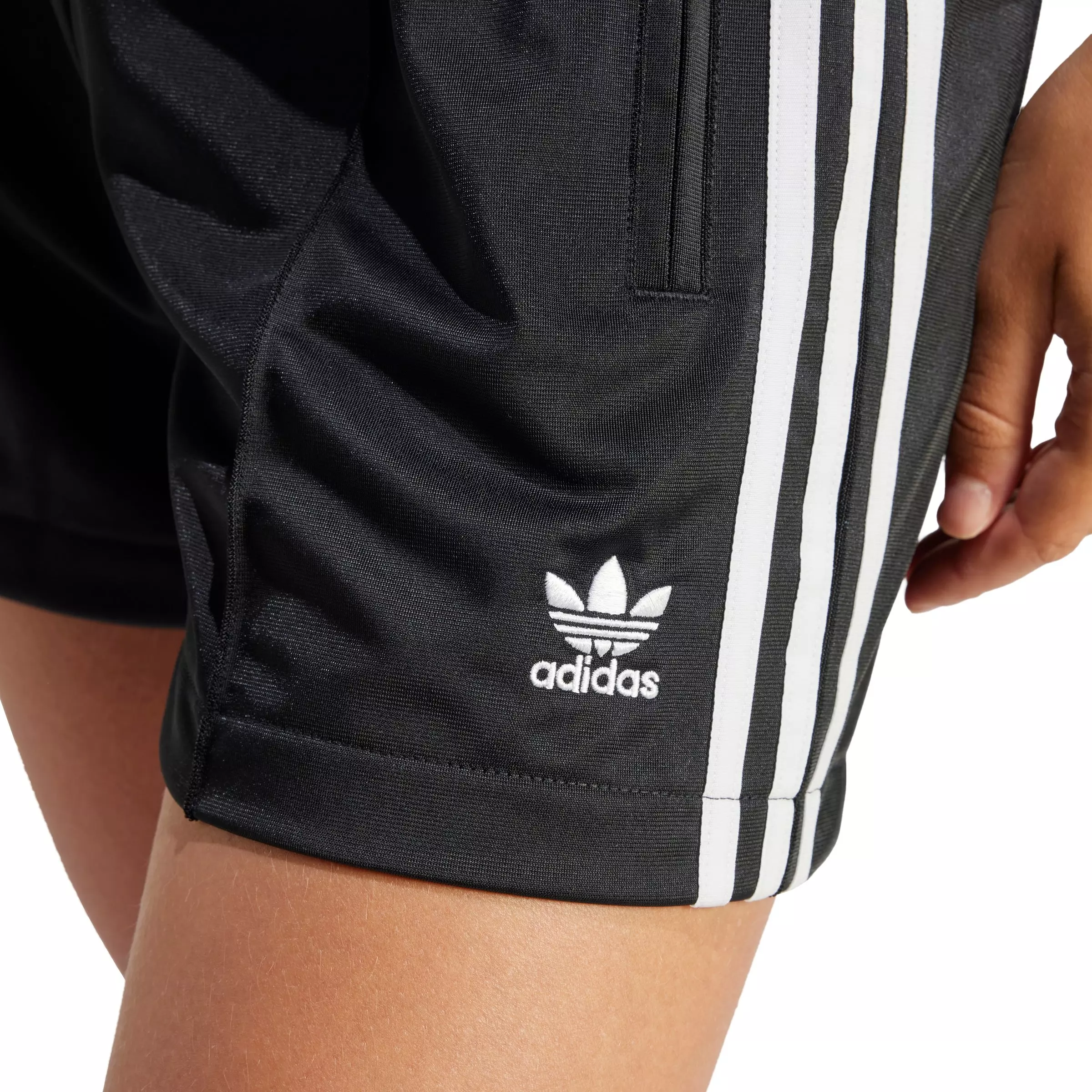 adidas Women's Originals Firebird Shorts - Black - BLACK