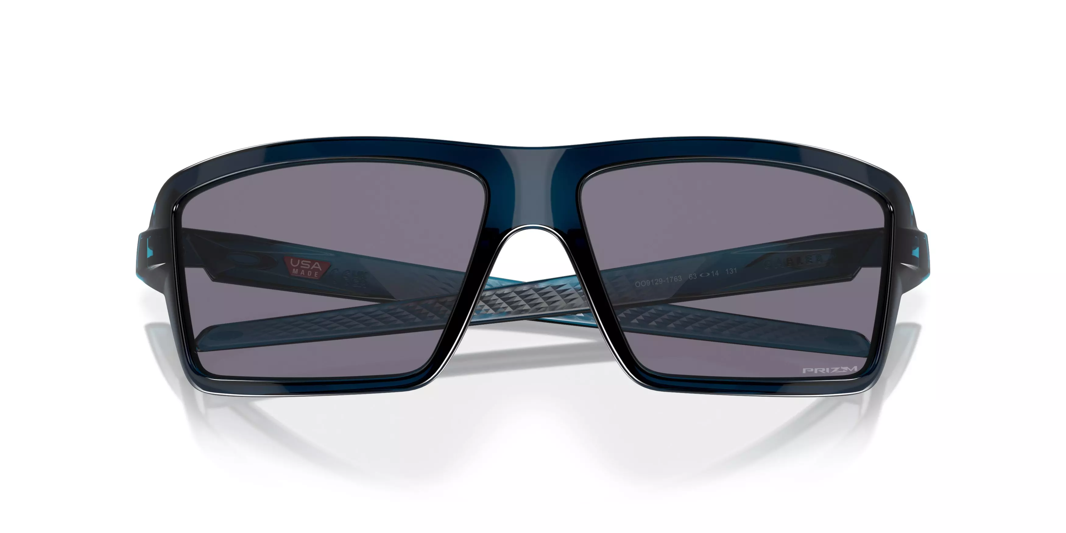 Oakley Cables Prizm Grey Sunglasses - Transparent Poseidon - BLUE/GREY
