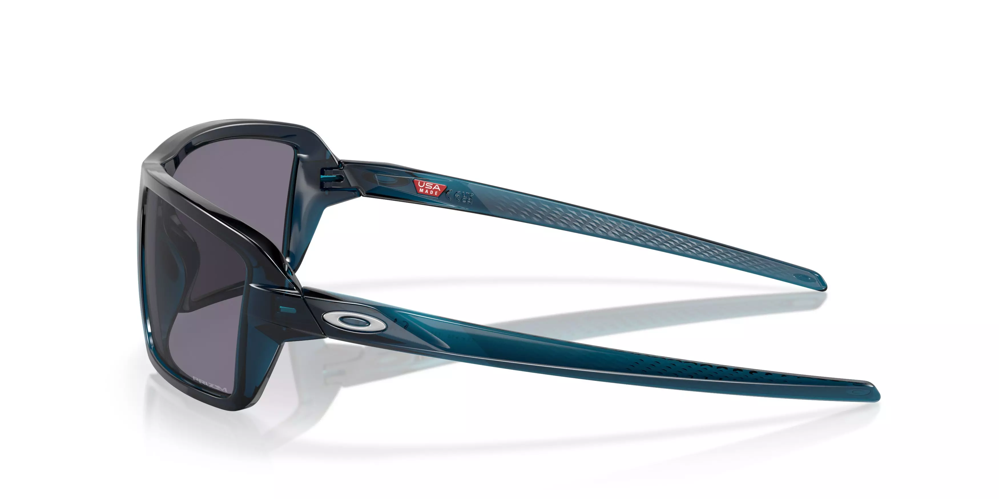 Oakley Cables Prizm Grey Sunglasses - Transparent Poseidon - BLUE/GREY