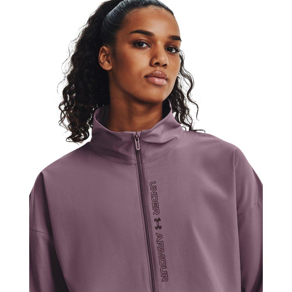 Under Armour Women's Woven Full Zip Oversized Jacket