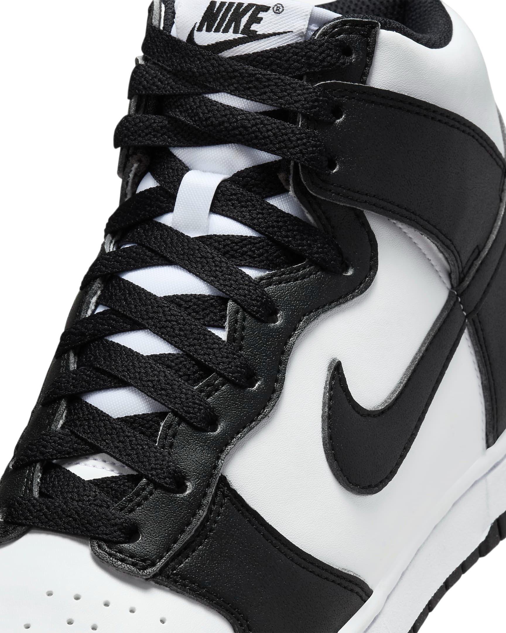 Nike Dunk High Next Nature "White/Black" Women's Shoe - WHITE/BLACK Thumbnail View 7