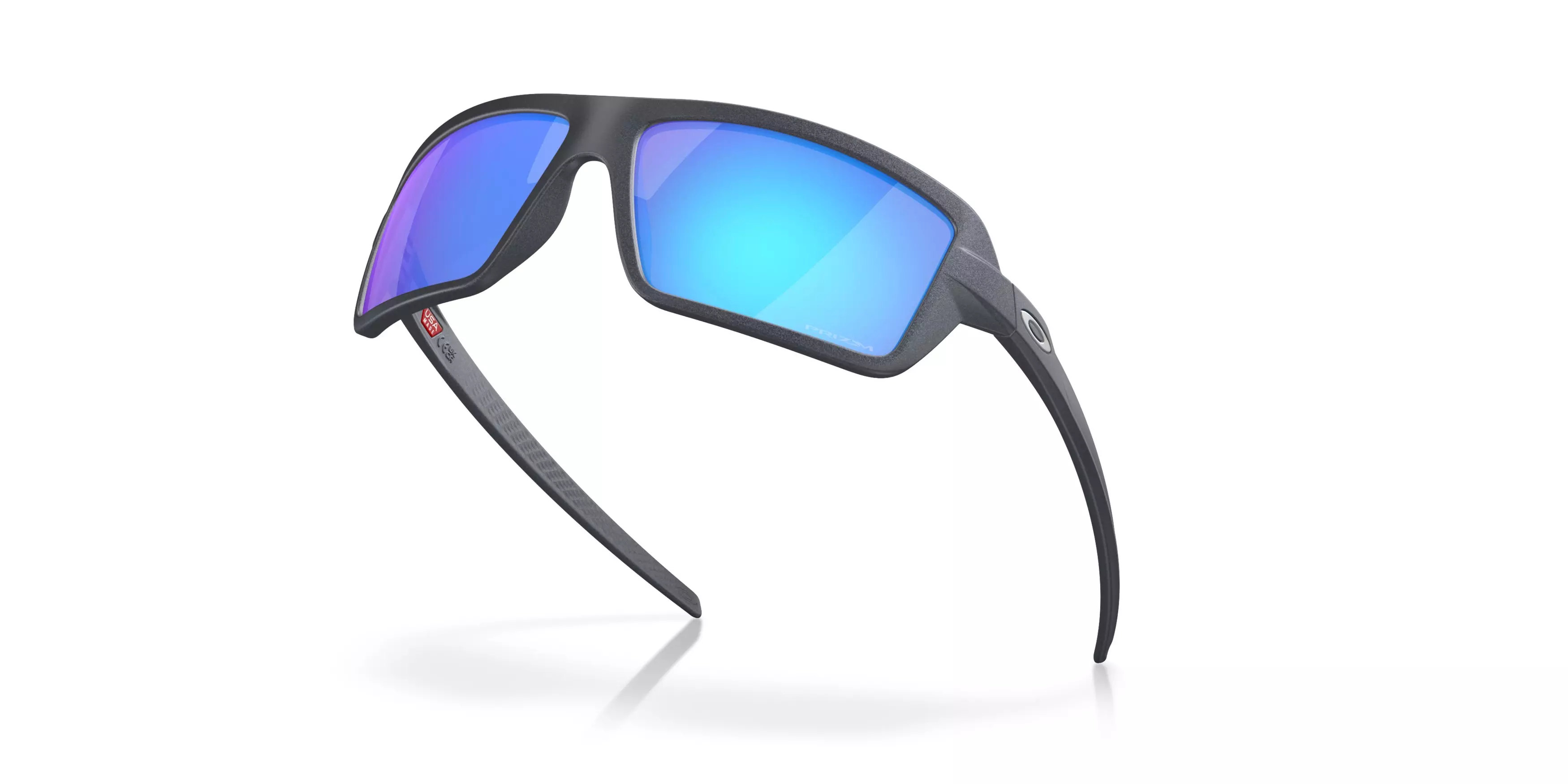 Oakley Cables Prizm Sapphire Sunglasses - Blue Steel - BLUE