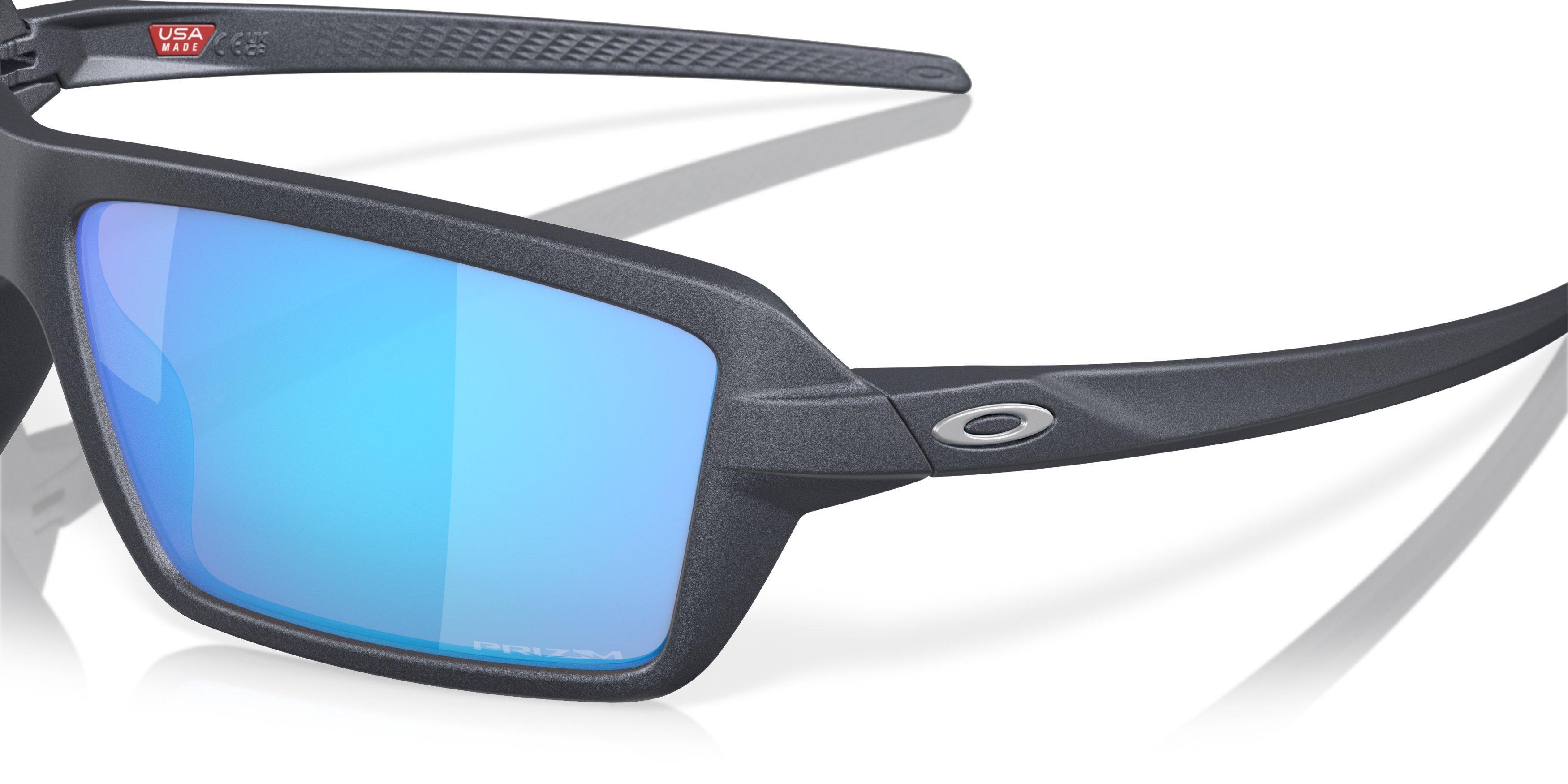 Oakley Cables Prizm Sapphire Sunglasses - Blue Steel - BLUE Thumbnail View 5