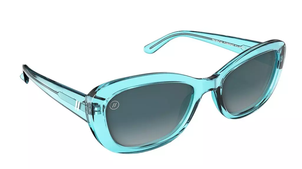 Blenders Olivia Tropical Current Sunglasses - TEAL