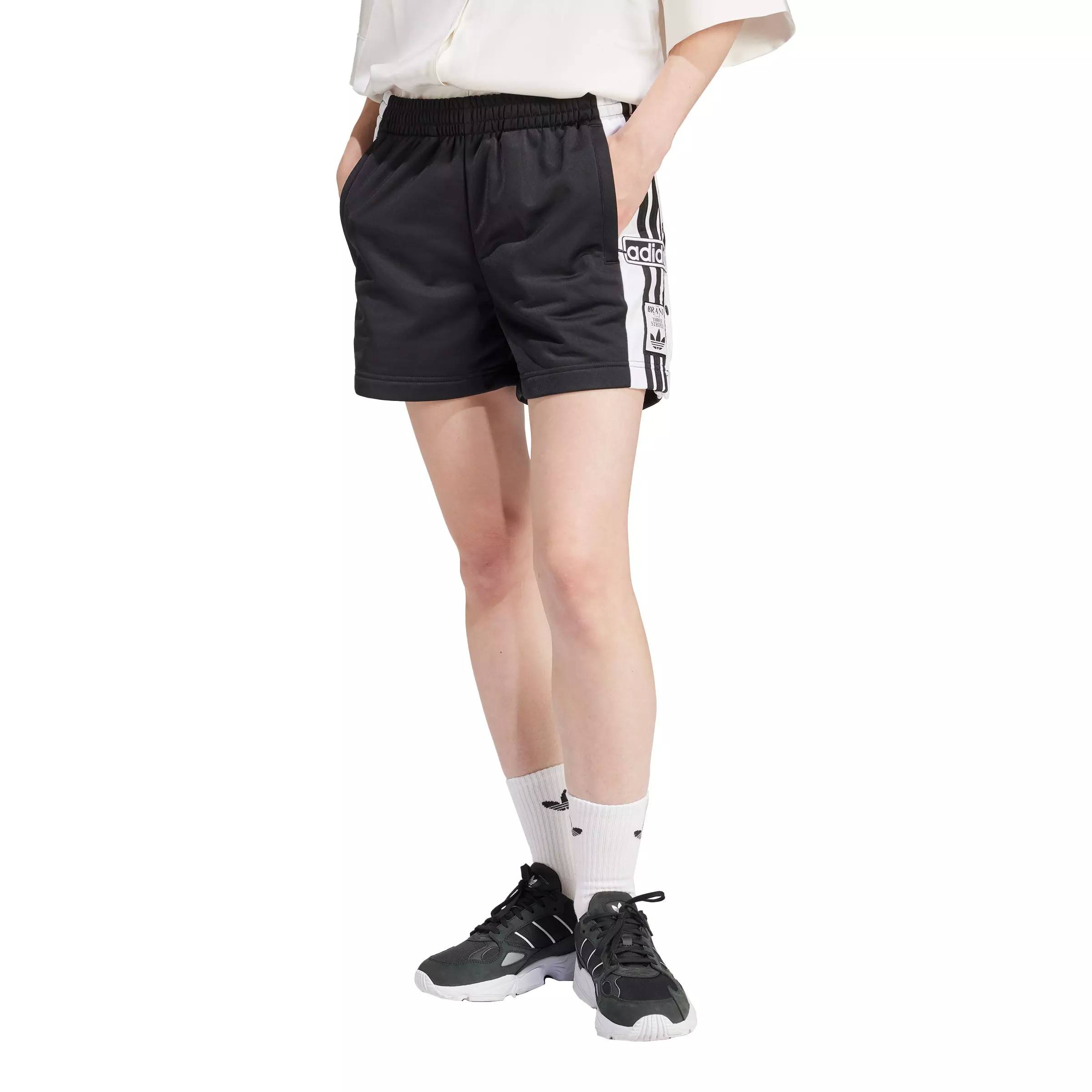 adidas Women's Originals Adibreak Shorts - Black - BLACK
