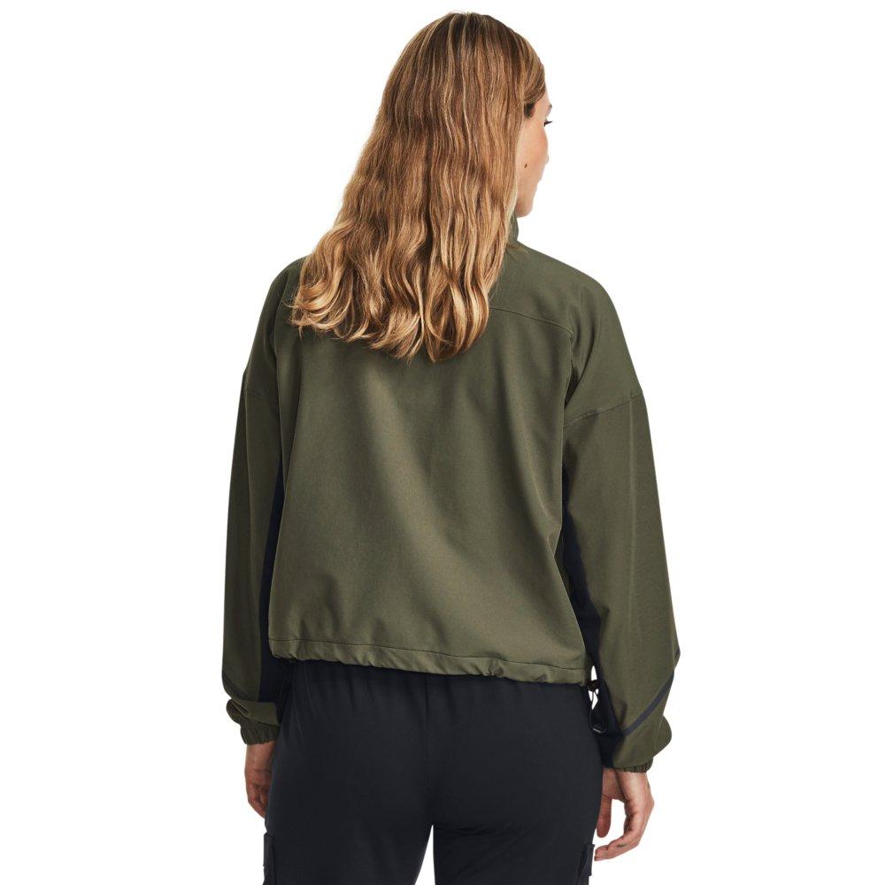 Under Armour Women's Unstoppable Jacket - GREEN/BLACK Thumbnail View 2