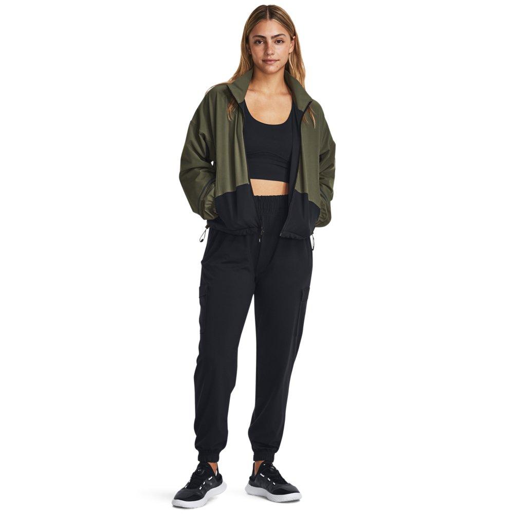 Under Armour Women's Unstoppable Jacket - GREEN/BLACK Thumbnail View 3