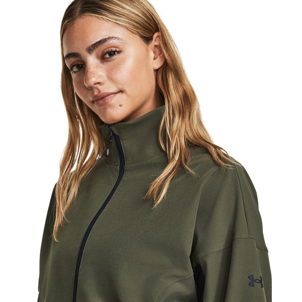 Under Armour Women's Unstoppable Jacket - GREEN/BLACK Thumbnail View 5