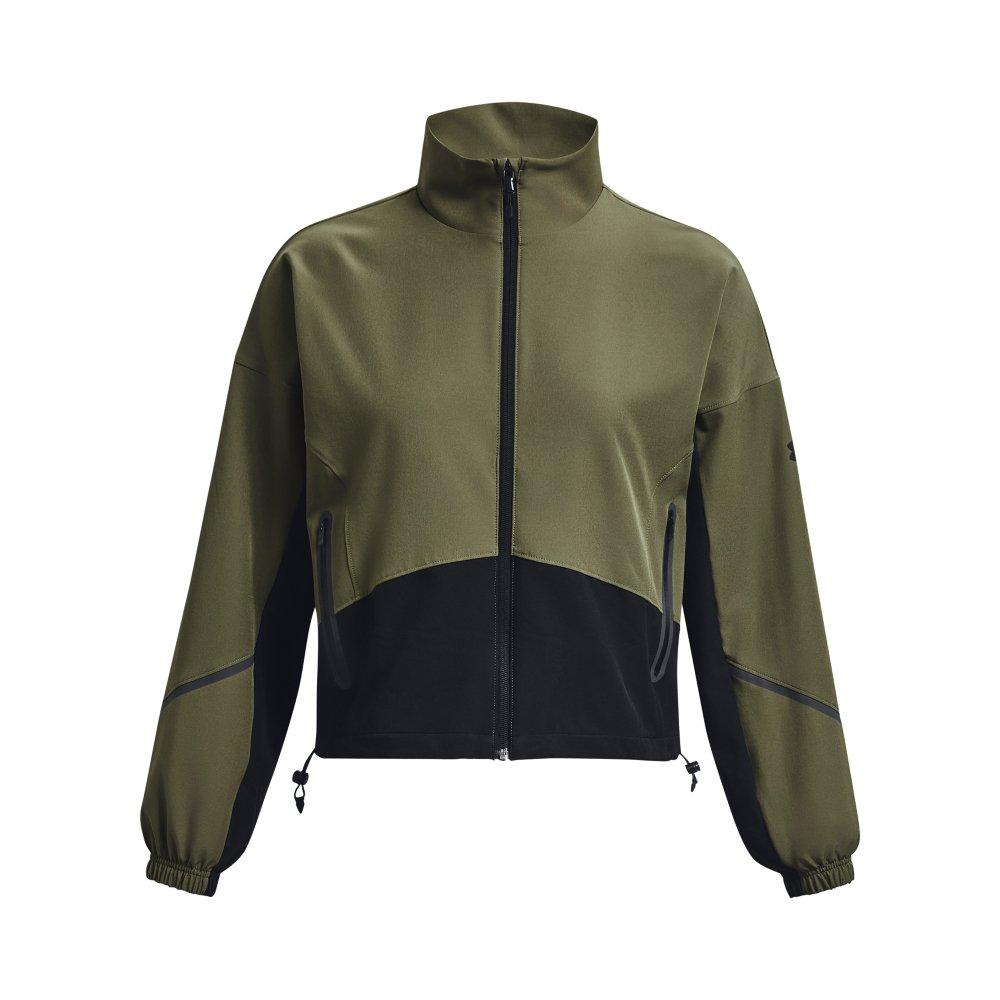 Under Armour Women's Unstoppable Jacket - GREEN/BLACK Thumbnail View 6