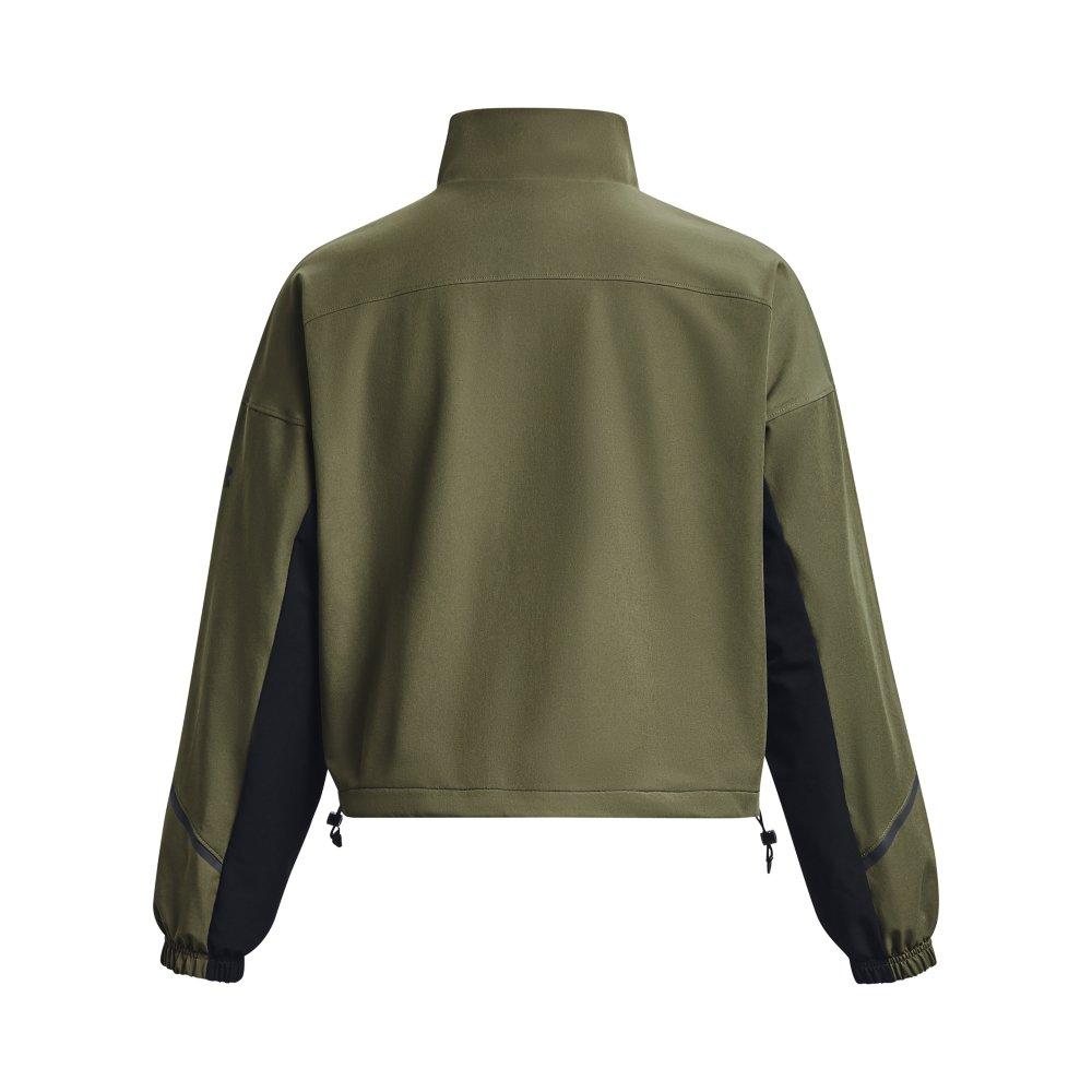 Under Armour Women's Unstoppable Jacket - GREEN/BLACK Thumbnail View 7